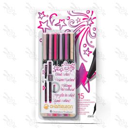 SET DE MARCADORES FINE PEN TONOS FLORAL CHAMELEON X6