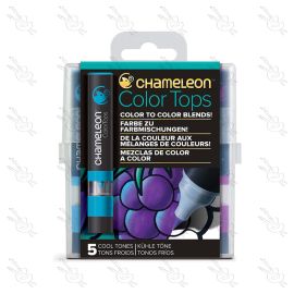 SET DE BLENDERS CHAMELEON DE COLOR TOPS TONOS FRÍOS X5