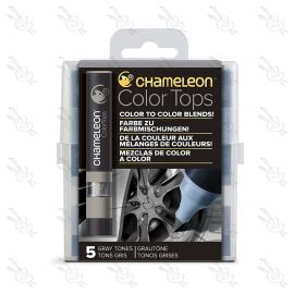 SET DE BLENDERS CHAMELEON DE COLOR TOPS TONOS GRISES X5
