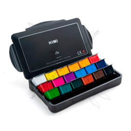 SET DE PINTURA ACRÍLICA X18 HIMI 30ML