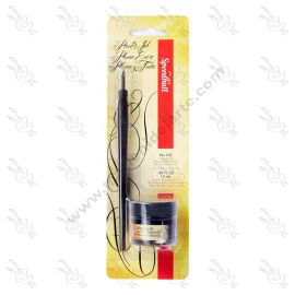 SET DE PLUMILLA + TINTA NEGRA SPEEDBALL