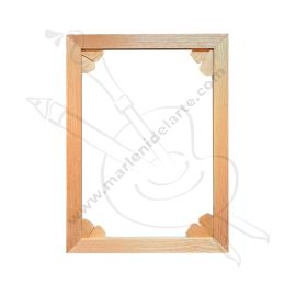 BASTIDOR DE CEDRO CON CUÑAS - 50X70 CM