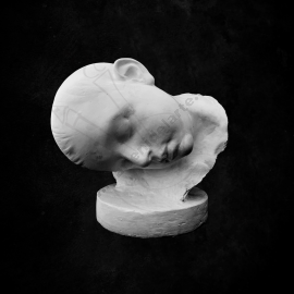 CALCO DE YESO BEBÉ DORMIDO