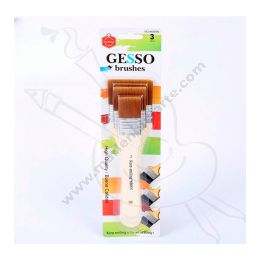 SET DE BROCHAS PARA GESSO X3 SINTETICO KEEP SMILING 