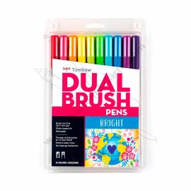 MARCADORES BRILLANTES TOMBOW X10