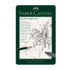 LAPIZ PITT GRAPHITE SET X11 FABER CASTELL