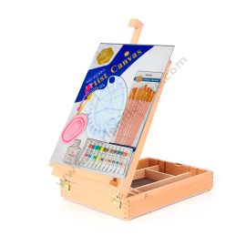 KIT DE ACRÍLICO + CABALLETE MALETÍN