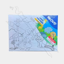 LIENZO CON DISEÑO 15X20 CM