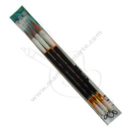 PINCELES DE BAMBÚ X3 PARA TINTA CHINA