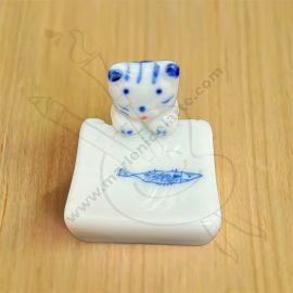 POSA PINCEL DE PORCELANA DE GATO 14
