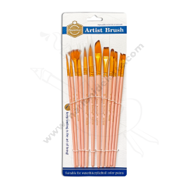 SET DE X12 PINCELES MIXTOS KEEP SMILING