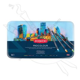 LÁPICES DE COLORES DERWENT PROCOLOUR X36