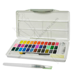 SET DE ACUARELA EN PASTILLA GIORGIONE 36 COLORES